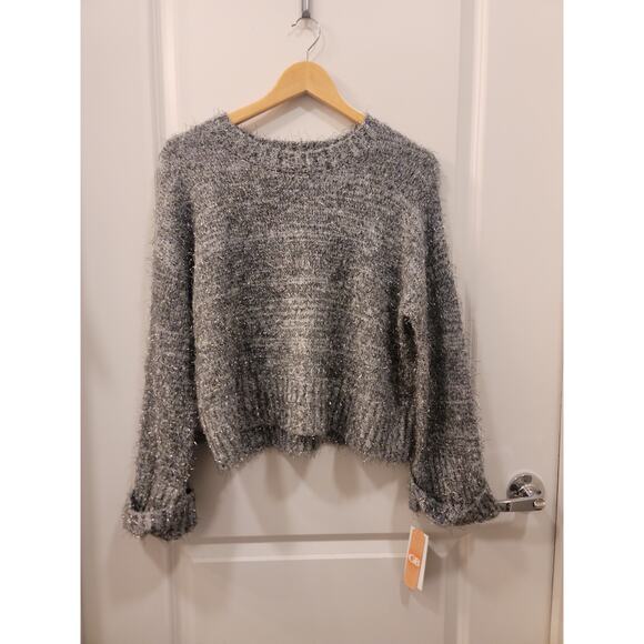 GB Silver Sweater with Roll Cuff Sleeves - Picture 4 of 9